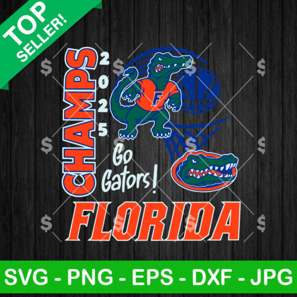 Go Gators Champs 2025 SVG