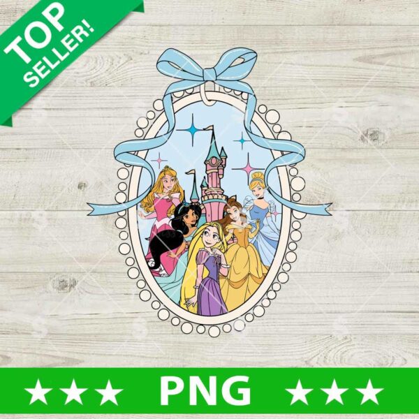 Disney Princess Castle Bow Mirror PNG