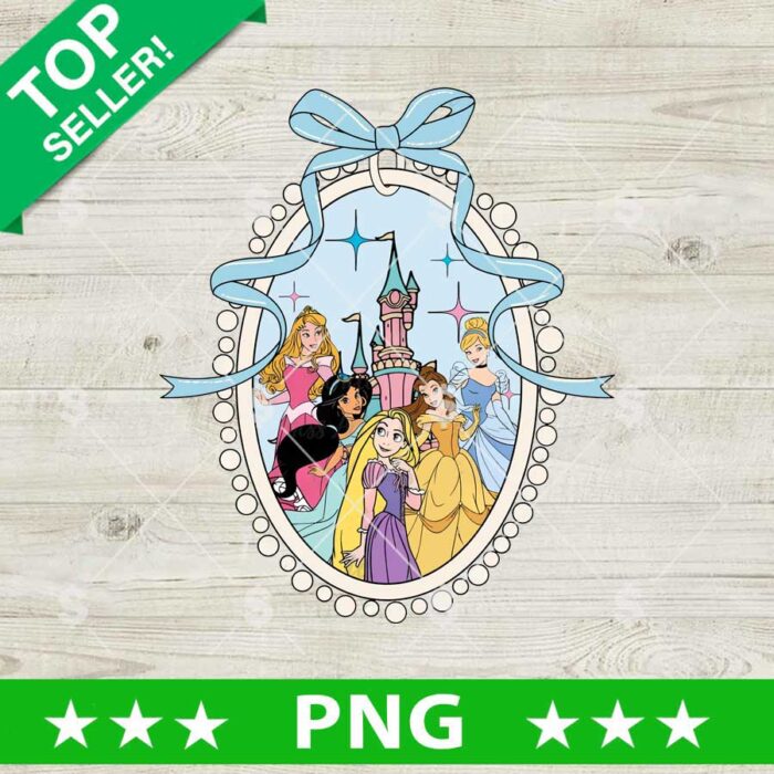 Disney Princess Castle Bow Mirror PNG