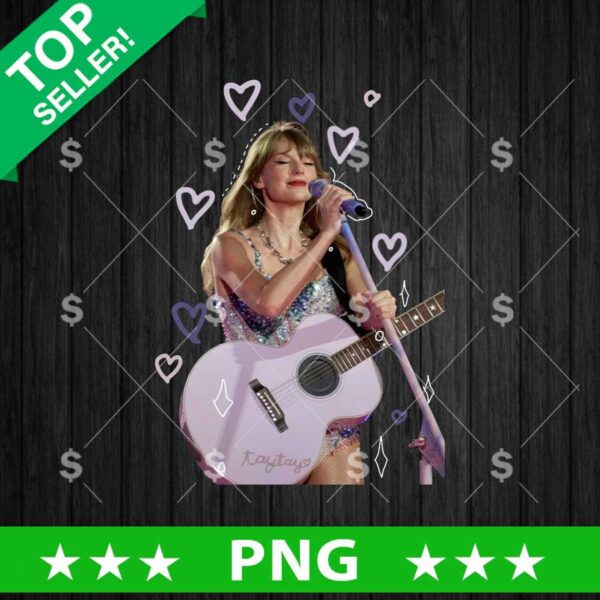 Taylor Swift Singer PNG, Taylor Swift perform Sublimation PNG