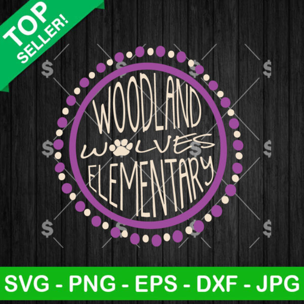 Wooland Wolves Elementary SVG PNG