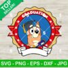 Bluey Bingo Graduate Svg