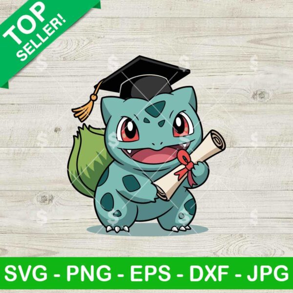 Bulbasaur Graduate Svg