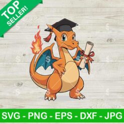 Charizard Pokemon Graduate Svg