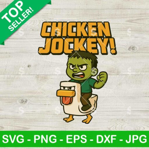 Chicken Jockey Svg