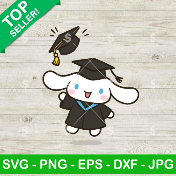 Cinnamoroll Gradute Svg