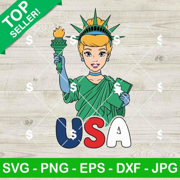 Disney Cinderella Statue Of Liberty Svg