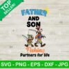 Goofy and His Son Max Fishing Svg