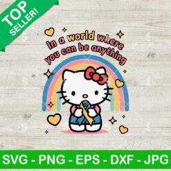 Hello Kitty Down Syndrome Awareness Svg