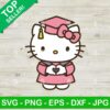 Graduation Hello Kitty Heart Hand Svg