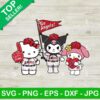 Hello Kitty Kuromi My Melody LA Angels Svg