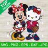 Hello Kitty Minnie Los Angeles Angels Baseball Svg