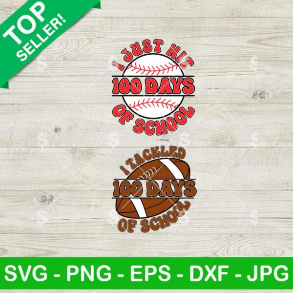 I Just Hit 100 Day Of School SVG Bundle