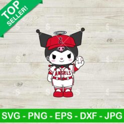 Kuromi LA Angels Baseball Svg