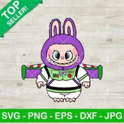 Labubu As Disney Buzz Lightyear Svg, Buzz Lightyear Svg, Cute Labubu Svg