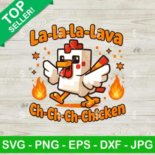 Lava Chicken Svg