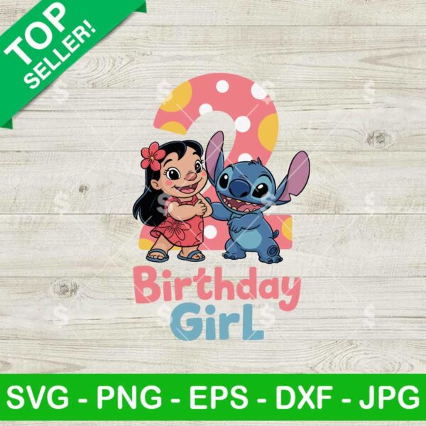 Lilo And Stitch 2nd Birthday Svg