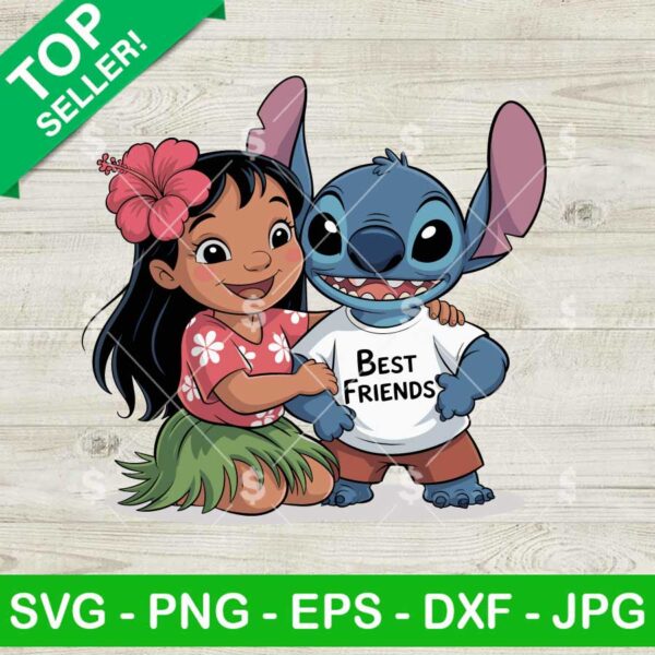 Lilo And Stitch Disney Best Friends Svg