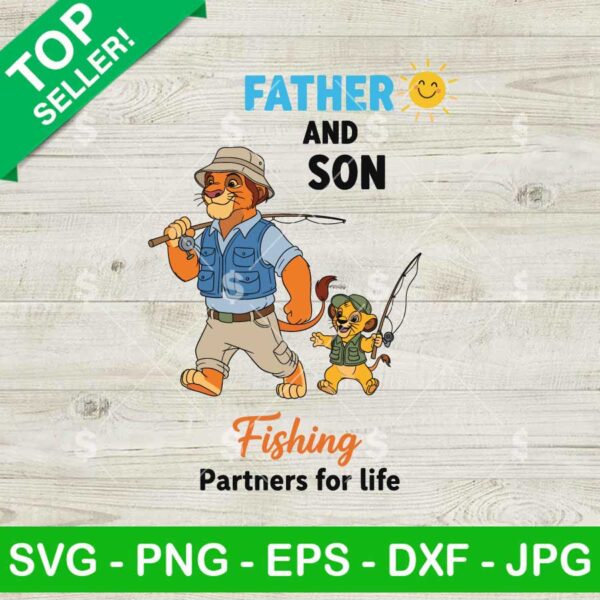 Lion King Dad And Son Svg