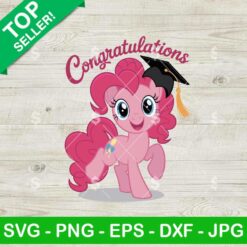 Little Pony Pinkie Pie Grad Cap Svg