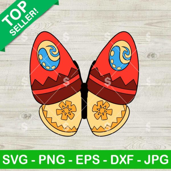 Moana Butterfly Princess SVG