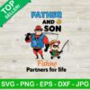 Mr Incredible Father And Son Fishing Partner For Life Svg