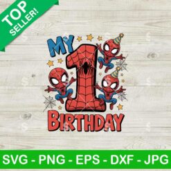 My 1st Birthday Marvel Spiderman Svg