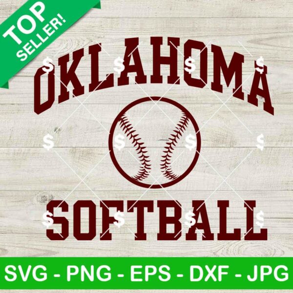 Oklahoma Softball Svg