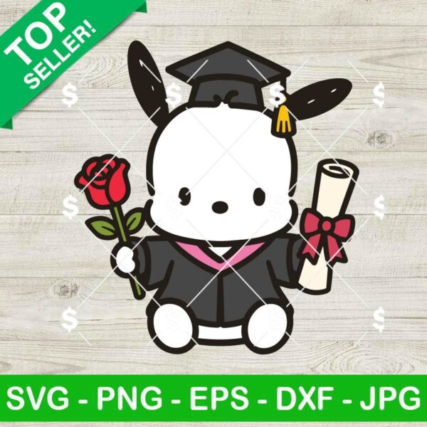 Pochacco Graduation Svg