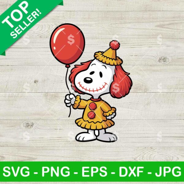 Snoopy Pennywise Svg