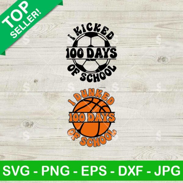 Sport 100th Day Of School SVG