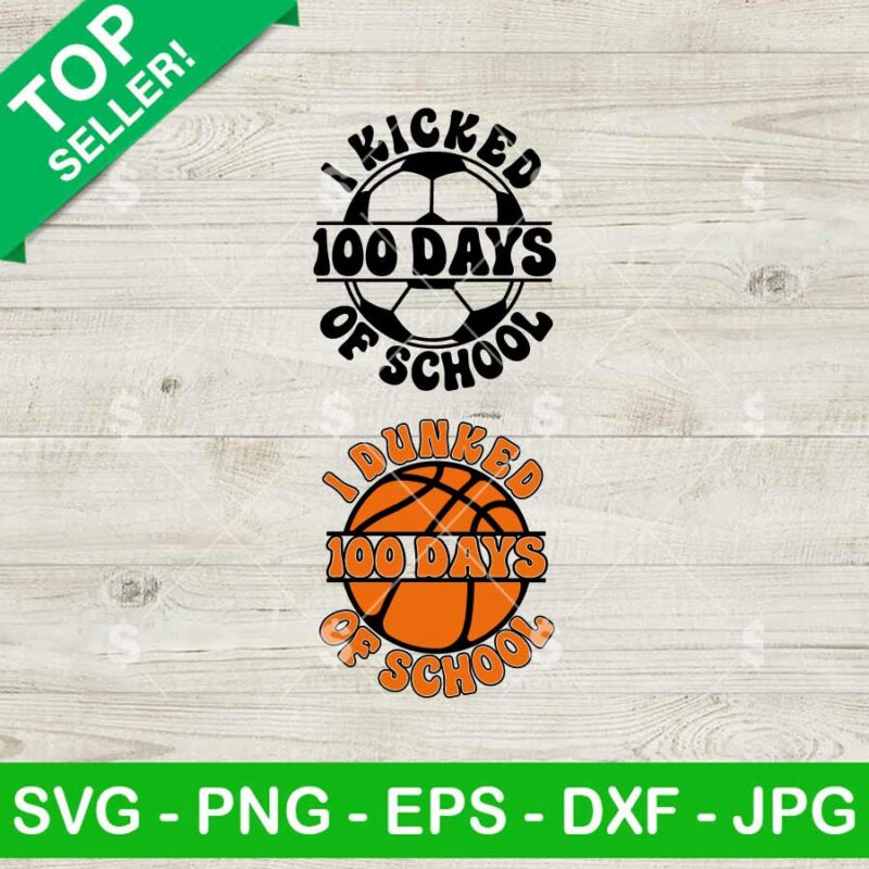 Sport 100th Day Of School SVG