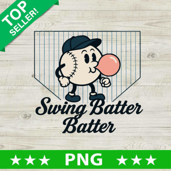 Swing Batter Batter Baseball Png