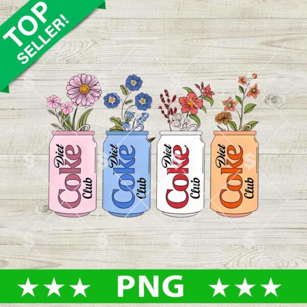 Diet Coke Club Flower Png