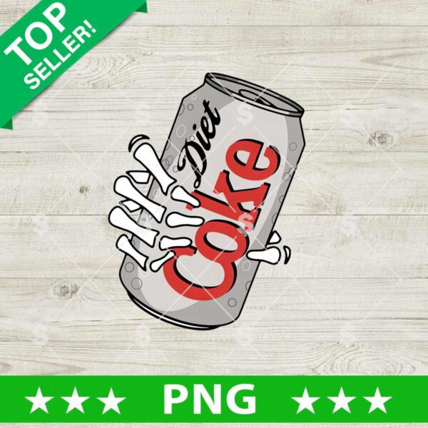Diet Coke Skeleton Hand Png