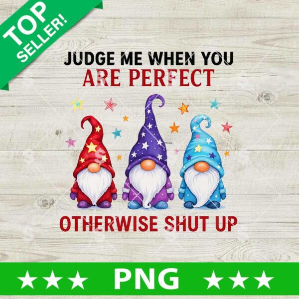 Judge Me When You Are Perfect Otherwise Shut Up Png
