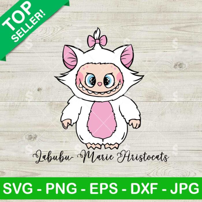 Labubu Disney Marie Aristocats Svg