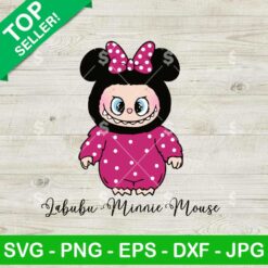 Labubu Minnie Mouse Svg, Disney Labubu Svg, Cute Labubu Svg