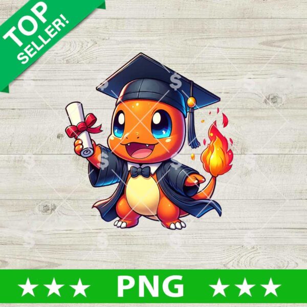Chamander Pokemon Senior Png, Pokemon School Sublimation Png