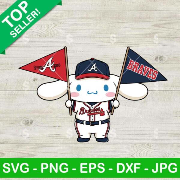 Atlanta Braves Cinnamoroll Team Svg