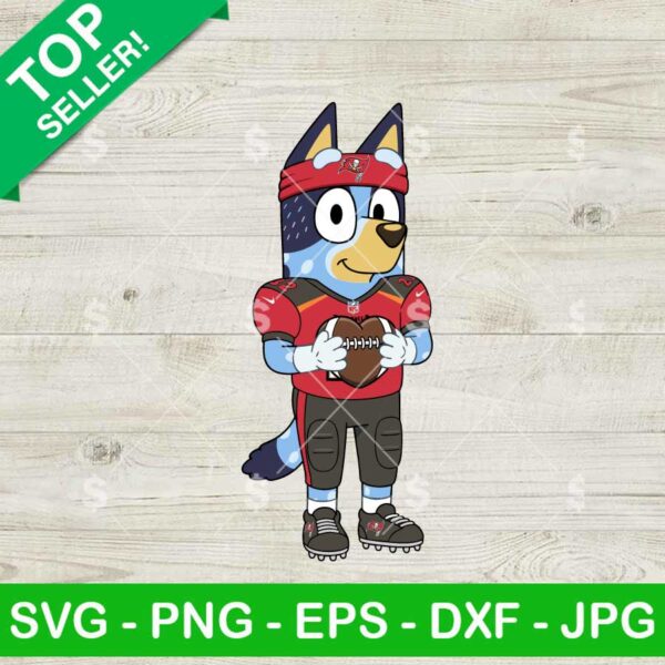 Bluey Tampa Bay Buccaneers Svg