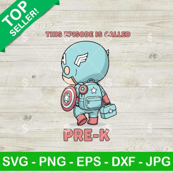 Captain America Back To School Svg