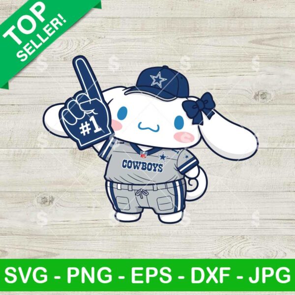 Cinnamoroll Dallas Cowboys Svg