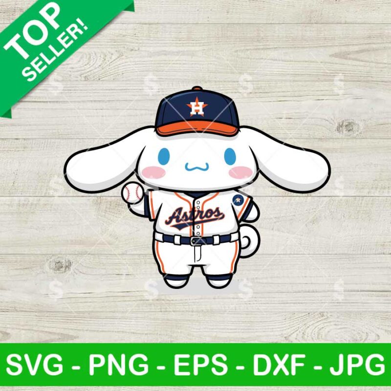 Cinnamoroll Houston Astro MLB Svg