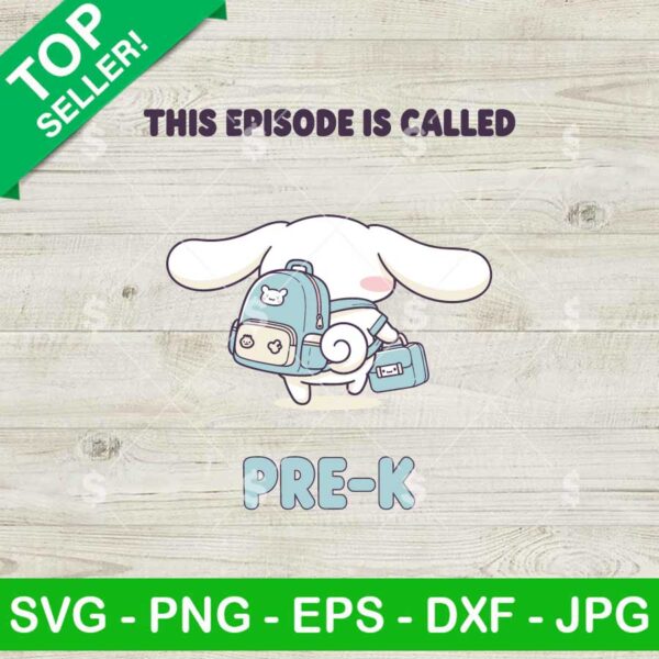 Cinnamoroll Pre K Svg, Cinnamoroll Back To School Svg, Sanrio Student Svg