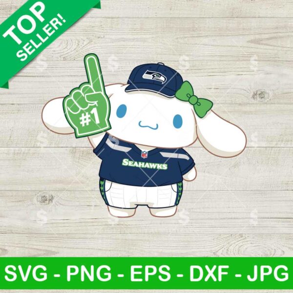 Cinnamoroll Seattle Seahawks Football Svg