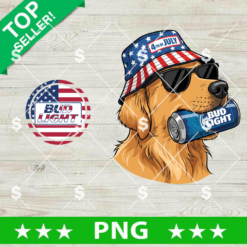 Golden Retriever Bud Light Beer Png