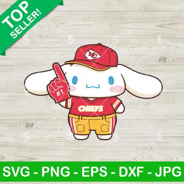 Kansas City Chiefs Cinnamoroll Football Svg