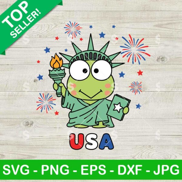 Keroppi Statue Of Liberty Svg
