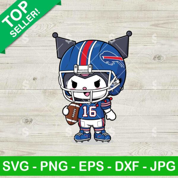 Kuromi Buffalo Bills Football Team Svg